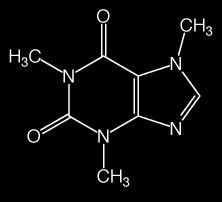 chemick vzorec kofeinu